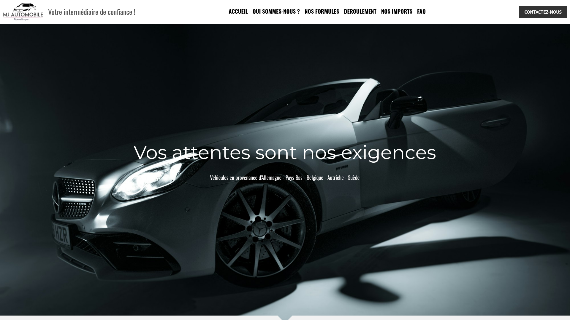 Création de site web pour MJ Automobile, garage en Tarentaise